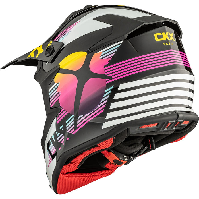 CKX TX319 GALACTIC HELMET 2025 - Glossy Black/White