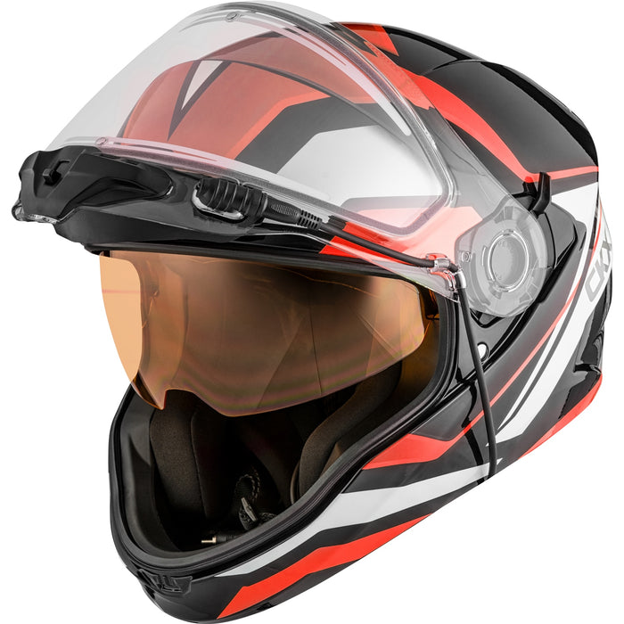 CKX CONTACT KNIGHT HELMET - ELECTRIC DOUBLE LENS 2025 - Red