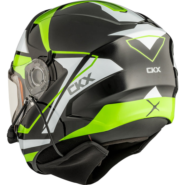 CKX CONTACT KNIGHT HELMET - ELECTRIC DOUBLE LENS 2025 - Lime