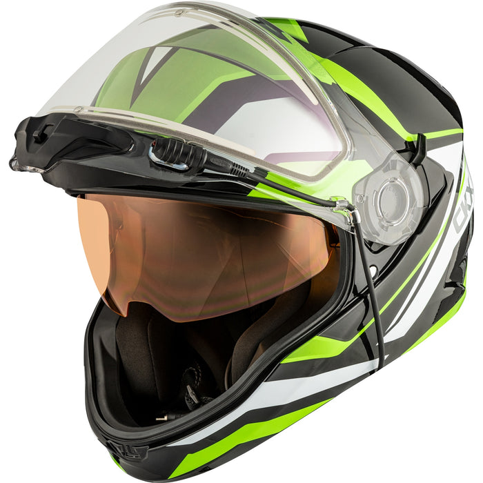 CKX CONTACT KNIGHT HELMET - ELECTRIC DOUBLE LENS 2025 - Lime