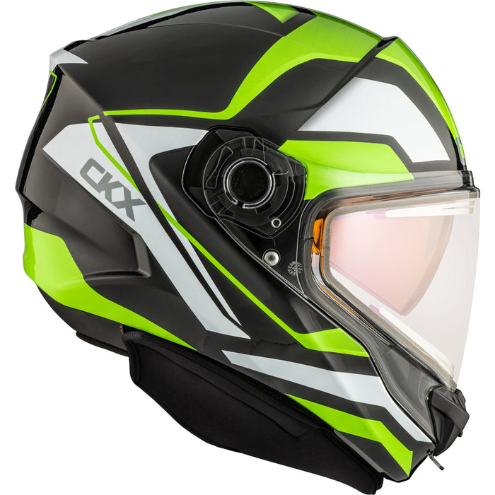 CKX CONTACT KNIGHT HELMET - ELECTRIC DOUBLE LENS 2025 - Lime