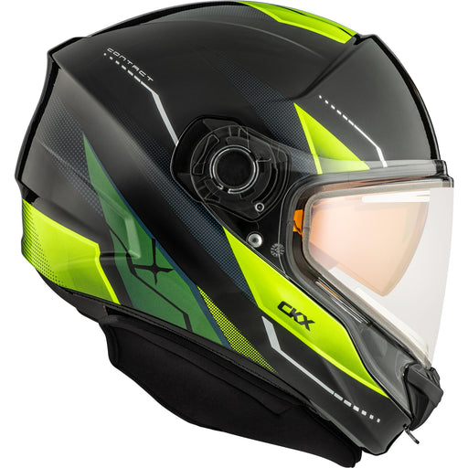 CKX CONTACT ARTIK HELMET ELECTRIC DOUBLE LENS 2025 - Lime/Blue