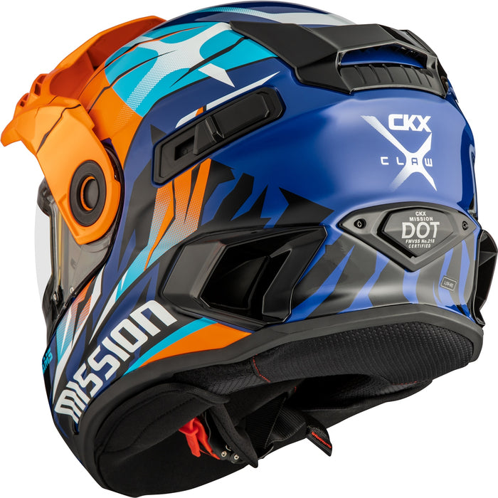 CKX MISSION AMS CLAW HELMET 2025 - Orange/Blue