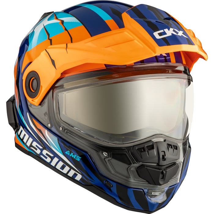 CKX MISSION AMS CLAW HELMET 2025 - Orange/Blue