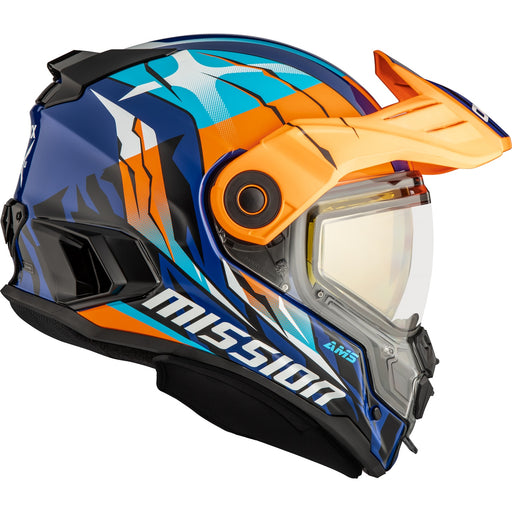 CKX MISSION AMS CLAW HELMET 2025 - Orange/Blue