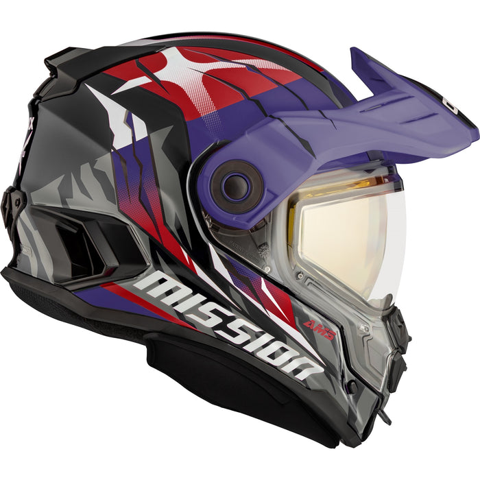 CKX MISSION AMS CLAW HELMET 2025 - Twilight/Scarlet