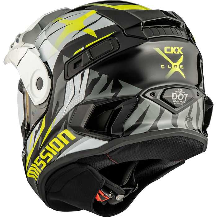 CKX MISSION AMS CLAW HELMET 2025 - White/Grey/Lime