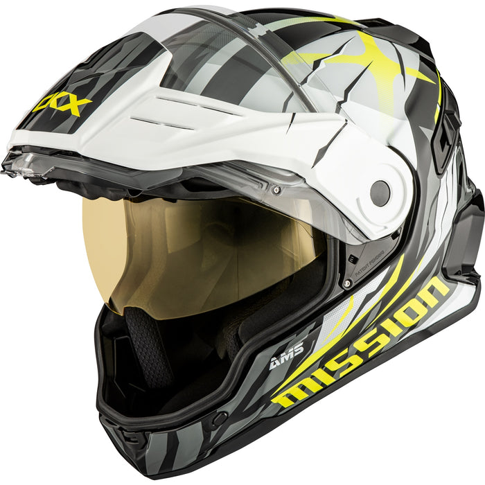 CKX MISSION AMS CLAW HELMET 2025 - White/Grey/Lime