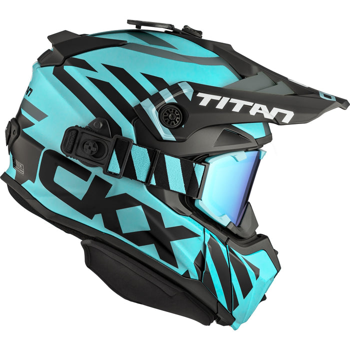 CKX ORIGINAL MARKS TITAN HELMET 2025 - Marks Turqouise/Black