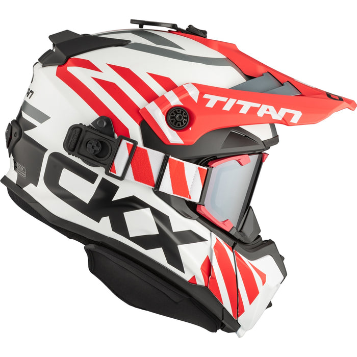 CKX ORIGINAL MARKS TITAN HELMET 2025 - Marks White/Red