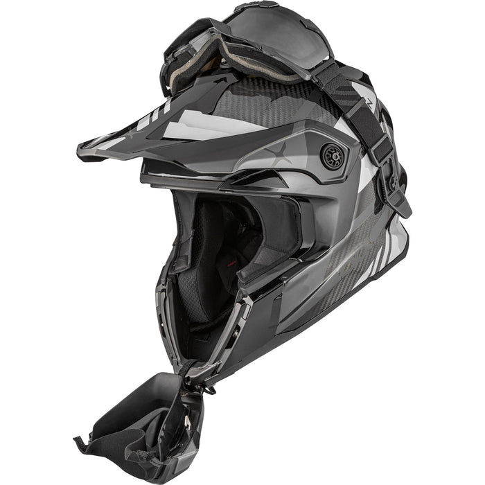 CKX ORIGINAL CARBON TRAK TITAN HELMET 2025 - Grey/Silver