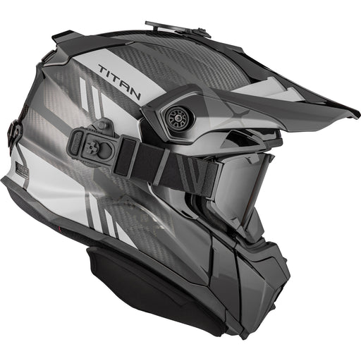 CKX ORIGINAL CARBON TRAK TITAN HELMET 2025 - Grey/Silver