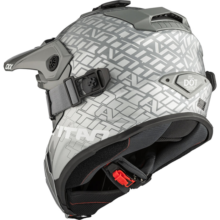 CKX AIR FLOW ROAR TITAN HELMET 2025 - Silver