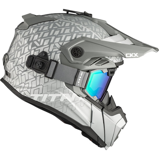 CKX AIR FLOW ROAR TITAN HELMET 2025 - Silver