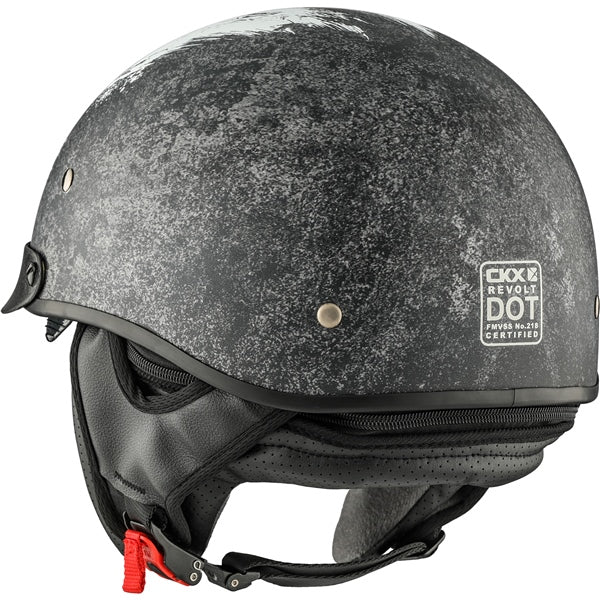 CKX REVOLT RSV LULL HELMET 2026 in Glossy Black/White