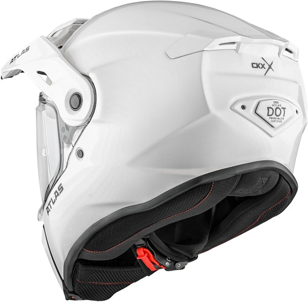 CKX ATLAS SOLID HELMET 2026 in Glossy Pearl White