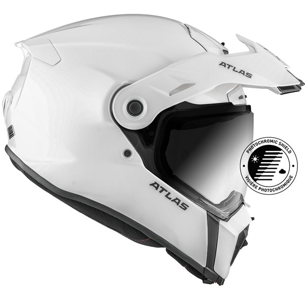 CKX ATLAS SOLID HELMET 2026 in Glossy Pearl White
