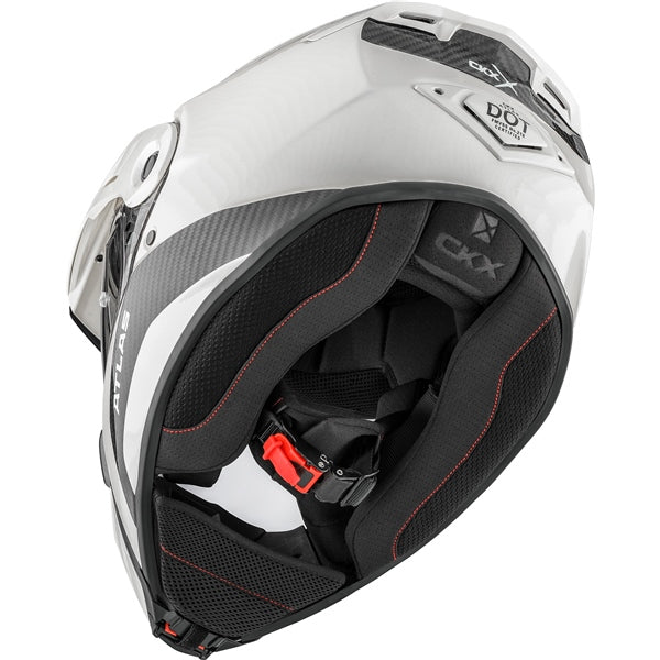 CKX ATLAS CARBON HELMET 2026 - Glossy Pearl White