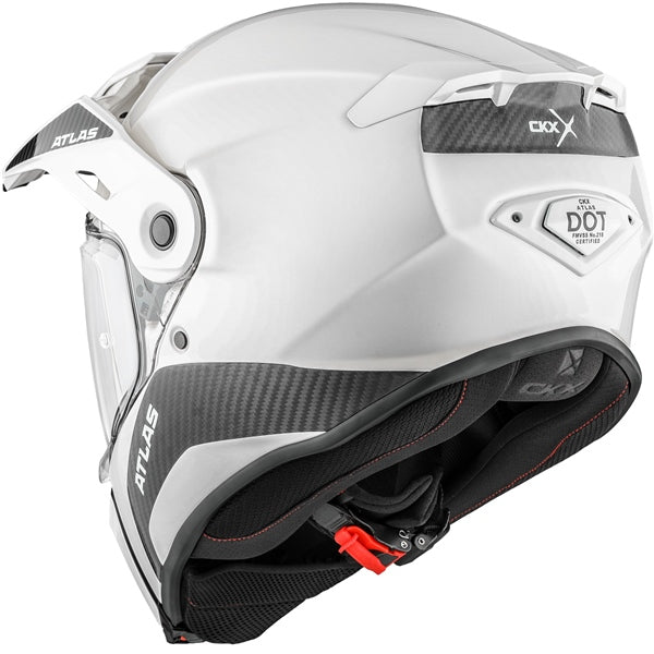 CKX ATLAS CARBON HELMET 2026 - Glossy Pearl White