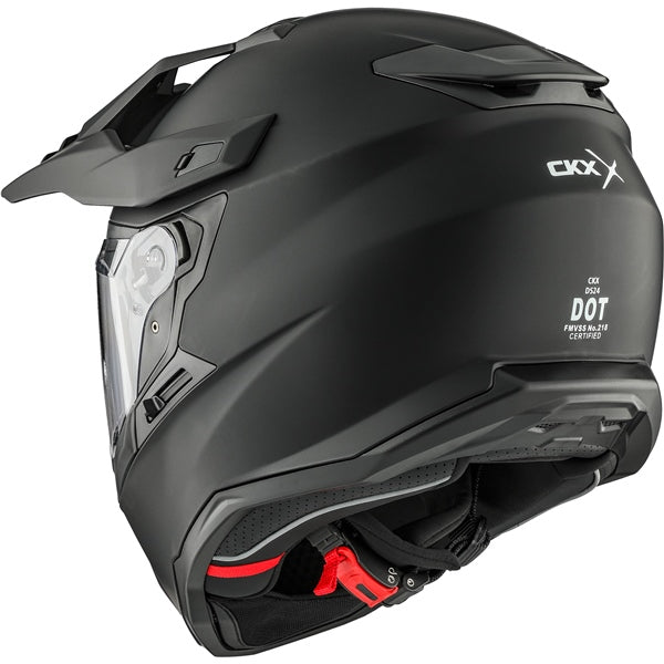 CKX DS24 SOLID DUAL SPORT HELMET 2026 in Matte Black