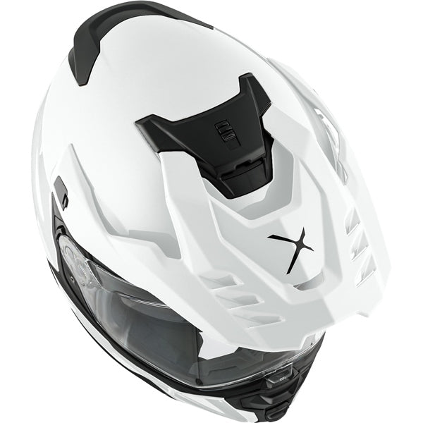 CKX DS24 SOLID DUAL SPORT HELMET 2026 in Glossy Pearl White