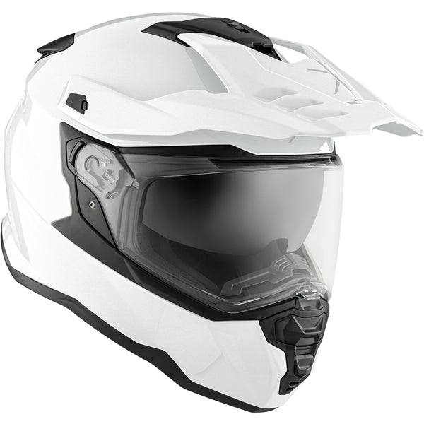 CKX DS24 SOLID DUAL SPORT HELMET 2026 in Glossy Pearl White