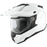 CKX DS24 SOLID DUAL SPORT HELMET 2026 in Glossy Pearl White