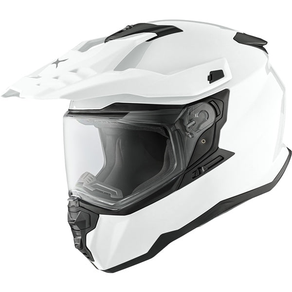 CKX DS24 SOLID DUAL SPORT HELMET 2026 in Glossy Pearl White