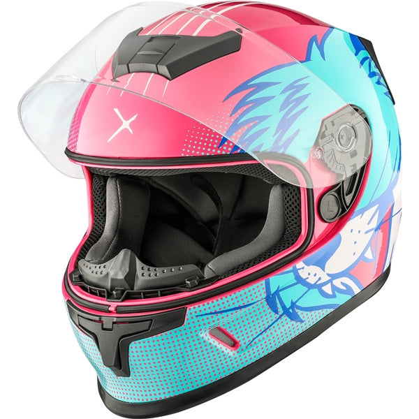 CKX RR24Y CAT HELMET in Glossy Blue