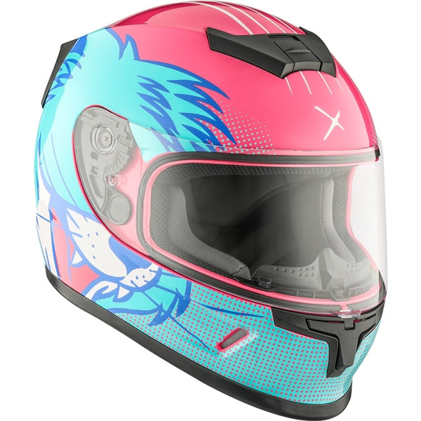 CKX RR24Y CAT HELMET in Glossy Blue