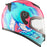 CKX RR24Y CAT HELMET in Glossy Blue