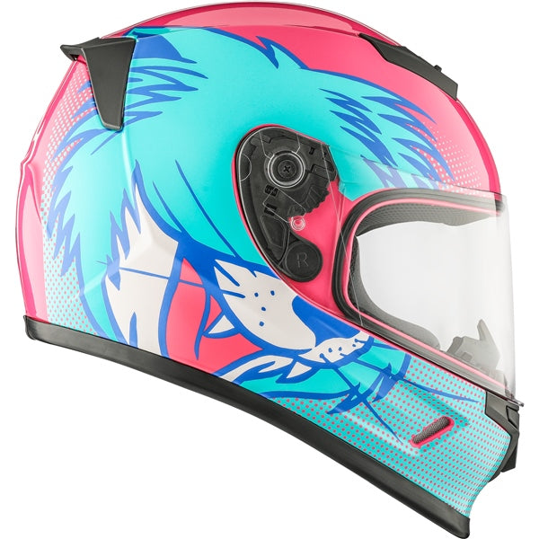 CKX RR24Y CAT HELMET in Glossy Blue