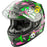 CKX RR24Y STREET HELMET in Glossy Green/purple