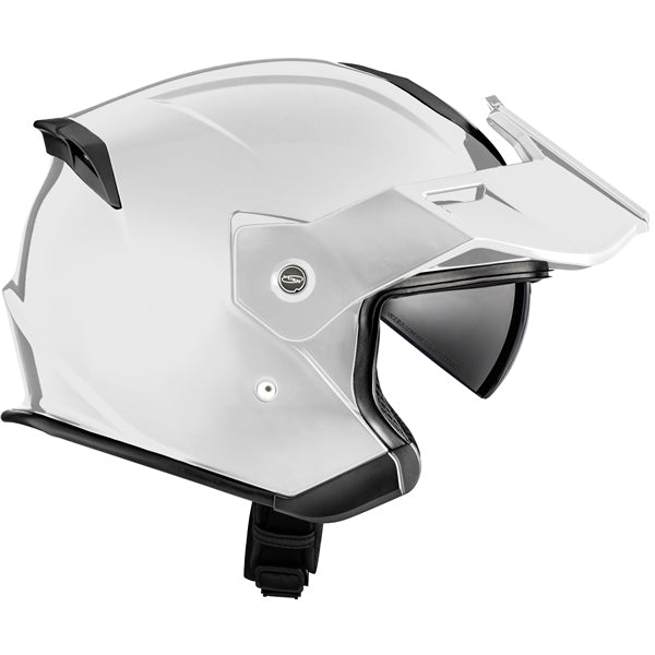 CKX RAZOR-X SOLID HELMET 2025 -  Glossy Pearl White