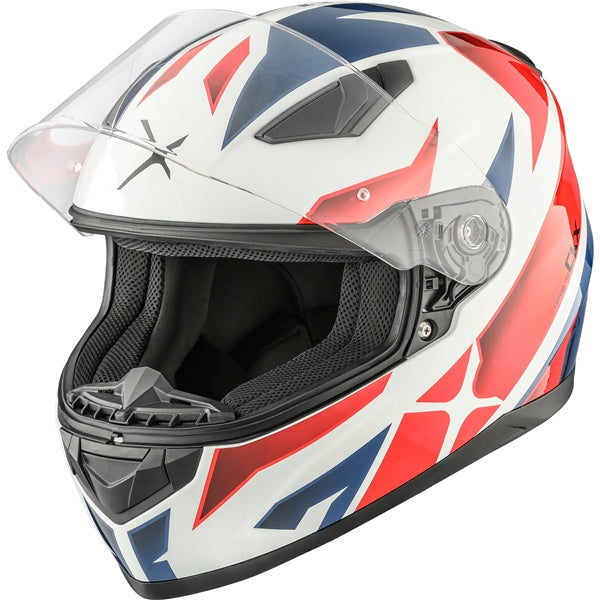CKX RR619 SHOT HELMET in Glossy Red/blue