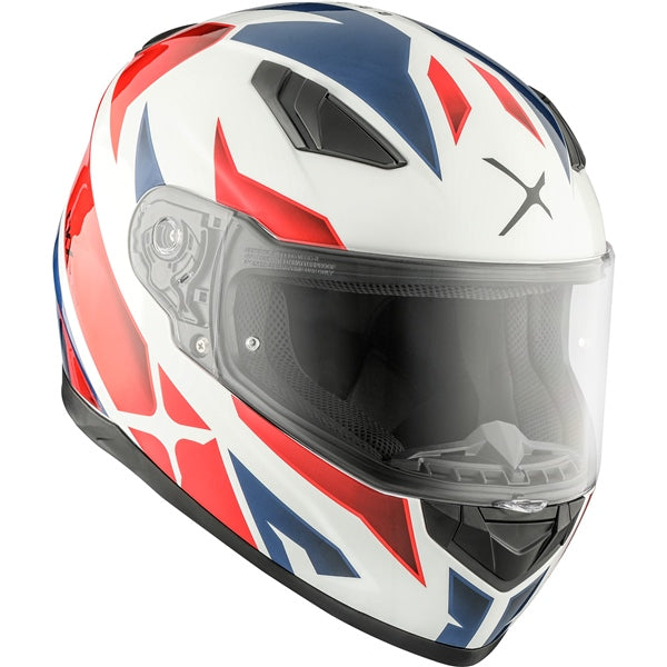 CKX RR619 SHOT HELMET in Glossy Red/blue
