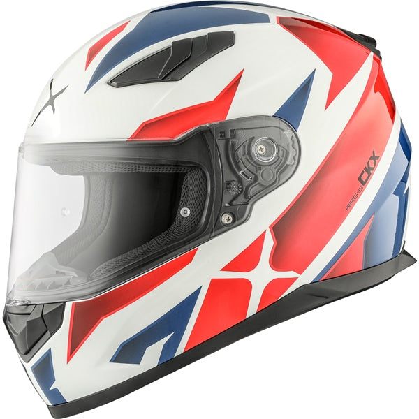CKX RR619 SHOT HELMET in Glossy Red/blue