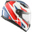 CKX RR619 SHOT HELMET in Glossy Red/blue