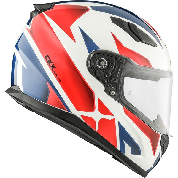 CKX RR619 SHOT HELMET in Glossy Red/blue