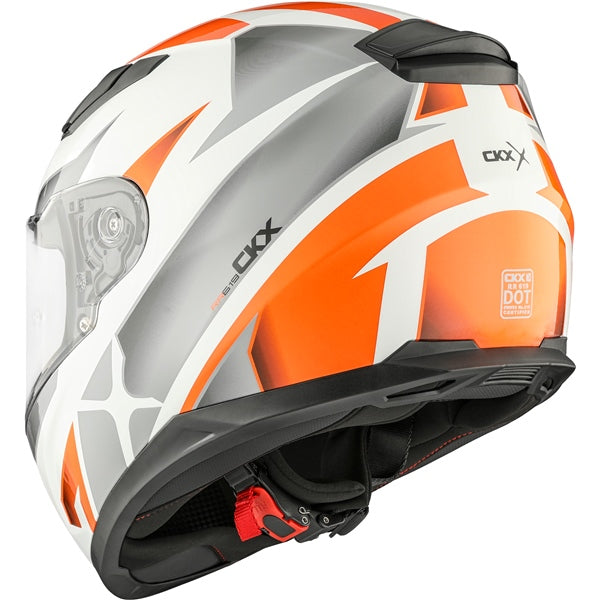 CKX RR619 SHOT HELMET in Glossy Orange