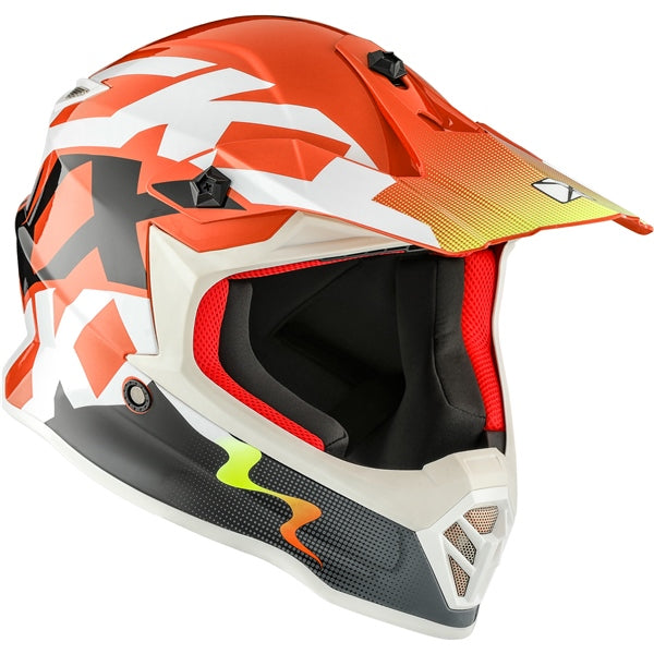 CKX TX019Y HOWL HELMET   in Glossy Orange