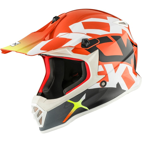 CKX TX019Y HOWL HELMET   in Glossy Orange