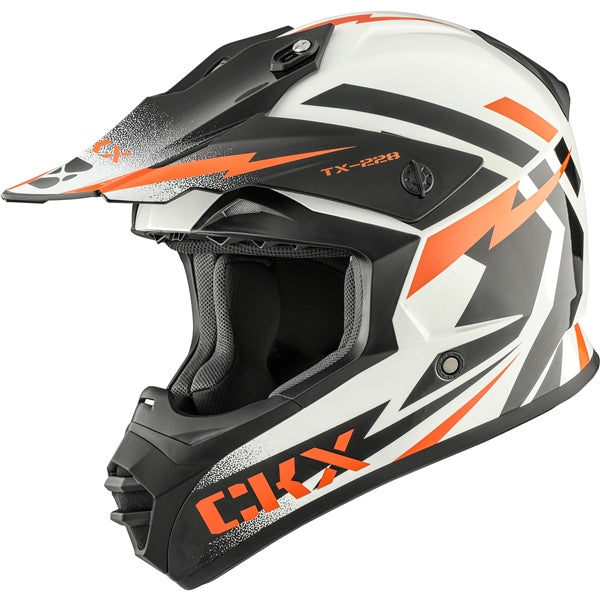CKX TX228 Bolt Helmet 2025 - Glossy Orange