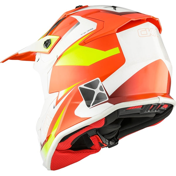 CKX TX319 Skyway Helmet 2025 - Glossy Blue/Red
