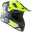 CKX TX319 Arrow Helmet - Matte Blue/Hi-Viz Yellow