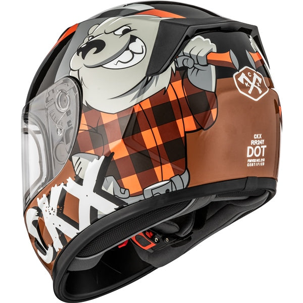 CKX RR24Y Lumberjack Youth Helmet 2025 - Orange