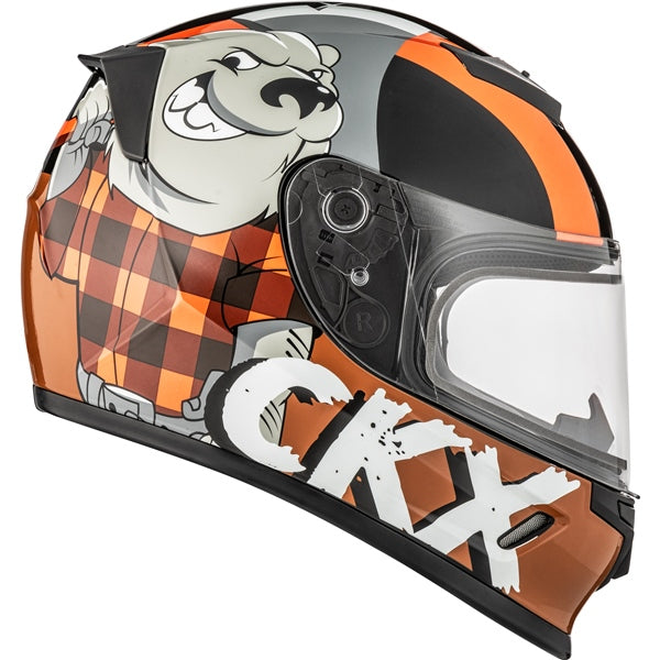 CKX RR24Y Lumberjack Youth Helmet 2025 - Orange