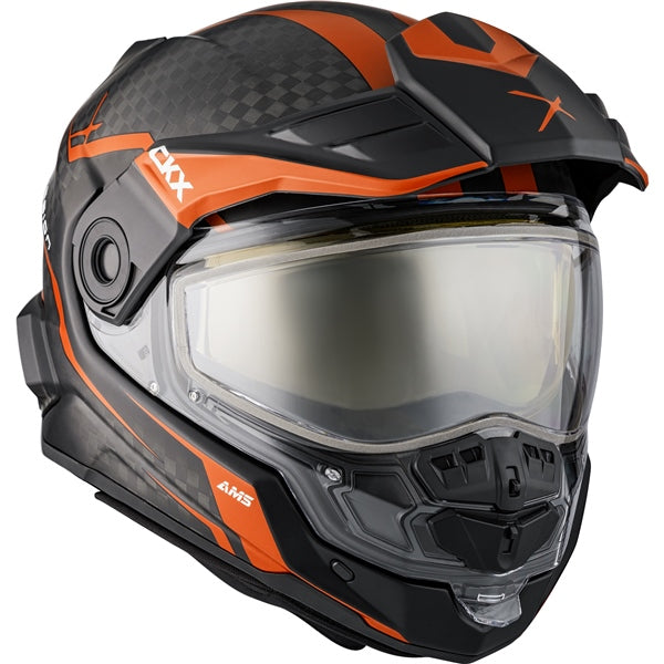 CKX MISSION AMS CARBON FURY HELMET in Matte Orange