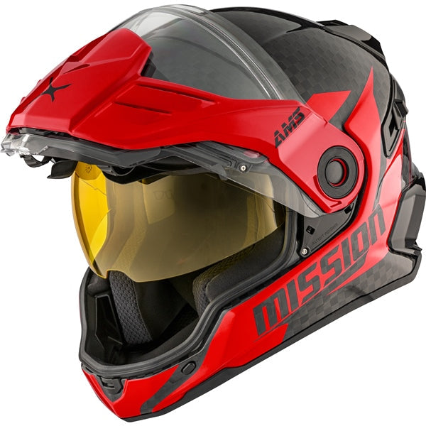 CKX Mission AMS Alaska Free-face Helmet in Glossy Red