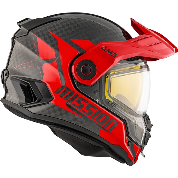 CKX Mission AMS Alaska Free-face Helmet in Glossy Red